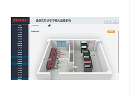 3d机房动环监控效果图，提供可视化管理渠道