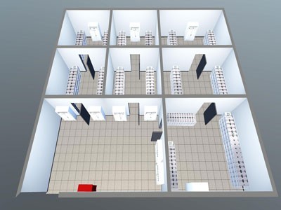 3D可视化场景式机房监控系统